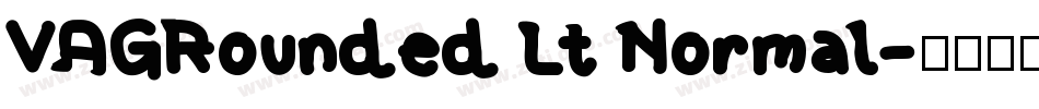 VAGRounded Lt Normal字体转换